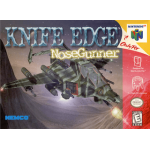Knife Edge Nose Gunner N64 box art – retro game for Nintendo 64