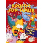 Krusty's Fun House NES box art – classic 8-bit game for Nintendo NES