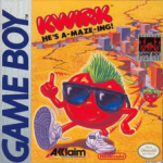 Kwirk Game Boy box art – classic retro game for GameBoy