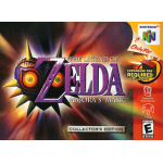 The Legend of Zelda Majora's Mask N64 box art – action-adventure game for Nintendo 64