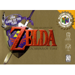 The Legend of Zelda Ocarina of Time N64 box art – action-adventure game for Nintendo 64