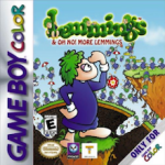 Lemmings & Oh No! More Lemmings Game Boy Color box art – old GBC game trade in
