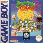 Lemmings Game Boy box art – classic retro game for GameBoy