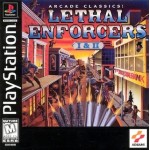 Lethal Enforcers 1 and 2 art work – video game for PS1