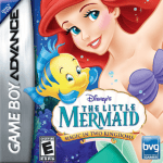 Little Mermaid Magic in Two Kingdoms art work – action game for Nintendo Game Boy Advance
