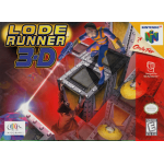Lode Runner 3D N64 box art – retro game for Nintendo 64