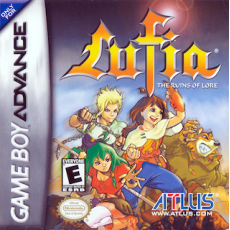 Lufia Ruins of Lore art work – action game for Nintendo Game Boy Advance