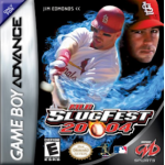 MLB Slugfest 2004 art work – sports game for Nintendo Game Boy Advance