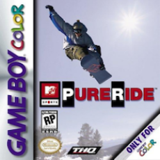Pure Ride - MTV Sports Game Boy Color box art – old GBC game trade in