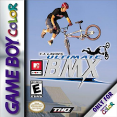 TJ Lavin's Ultimate BMX - MTV Sports Game Boy Color box art – old GBC game trade in