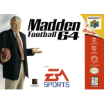 Madden 64 N64 box art – retro game for Nintendo 64