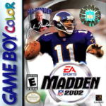 Madden 2002 Game Boy Color box art – old GBC game trade in