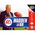 Madden 99 N64 box art – retro game for Nintendo 64