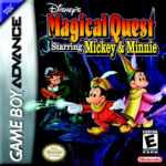 Magical Quest Starring Mickey and Minnie art work – action game for Nintendo Game Boy Advance
