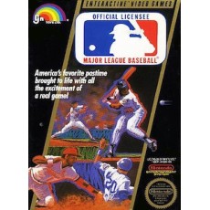 Major League Baseball NES box art – classic 8-bit game for Nintendo NES