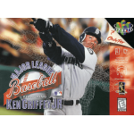 Major League Baseball Featuring Ken Griffey Jr / MLB N64 box art – retro game for Nintendo 64