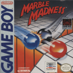 Marble Madness Game Boy box art – classic retro game for GameBoy