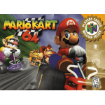Mario Kart 64 N64 box art – platformer for Nintendo 64