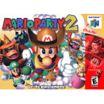 Mario Party 2 N64 box art – platformer for Nintendo 64