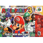 Mario Party 3 N64 box art – platformer for Nintendo 64