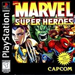 Marvel Super Heroes art work – video game for PS1