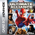Marvel Ultimate Alliance art work – action game for Nintendo Game Boy Advance