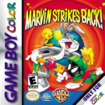 Looney Tunes Marvin Strikes Back Game Boy Color box art – old GBC game trade in