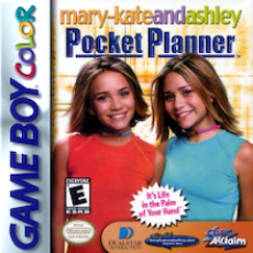 Mary-Kate and Ashley Pocket Planner Game Boy Color box art – old GBC game trade in