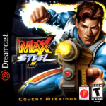 Max Steel Covert Missions art work for the sega DreamCast