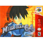 Mega Man 64 N64 box art – retro game for Nintendo 64