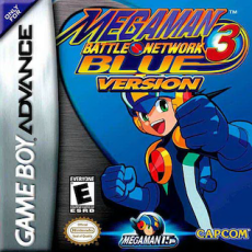 Mega Man Battle Network 3 Blue art work – action platformer for Nintendo Game Boy Advance