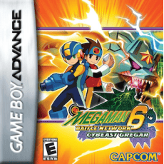 Mega Man Battle Network 6 Cybeast Gregar art work – action platformer for Nintendo Game Boy Advance