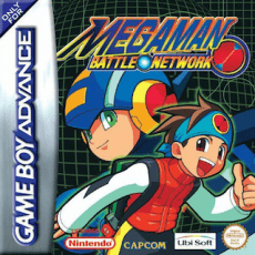 Mega Man Battle Network art work – action platformer for Nintendo Game Boy Advance