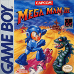 Mega Man 3 Game Boy box art – classic retro game for GameBoy