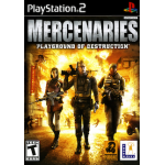 Mercenaries art work – video game for PlayStation 2