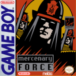 Mercenary Force Game Boy box art – classic retro game for GameBoy