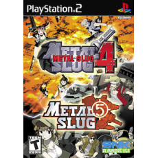 Metal Slug 4 & 5 art work – video game for PlayStation 2