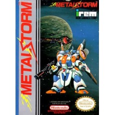 Metal Storm NES box art – classic 8-bit game for Nintendo NES
