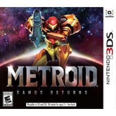 Metroid Samus Returns art work – action game for Nintendo 3DS