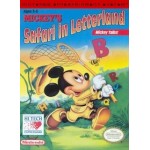Mickey's Safari in Letterland NES box art – classic 8-bit game for Nintendo NES