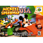 Mickey's Speedway USA N64 box art – retro game for Nintendo 64