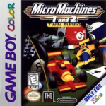 Micro Machines I and 2 Twin Turbo Game Boy Color box art – old GBC game trade in