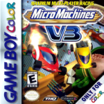 Micro Machines V3 Game Boy Color box art – old GBC game trade in
