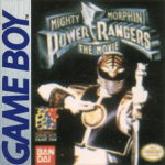 Mighty Morphin Power Rangers: The Movie Game Boy box art – classic retro game for GameBoy