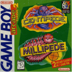 Arcade Classic 2: Centipede and Millipede Game Boy box art – classic retro game for GameBoy