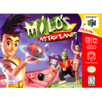 Milo's Astro Lanes N64 box art – retro game for Nintendo 64