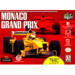 Monaco Grand Prix N64 box art – retro game for Nintendo 64