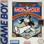 Monopoly Game Boy box art – classic retro game for GameBoy