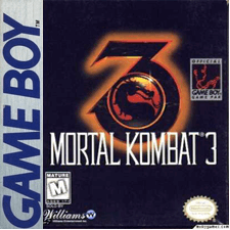 Mortal Kombat 3 Game Boy box art – classic retro game for GameBoy