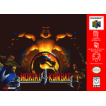 Mortal Kombat 4 N64 box art – retro game for Nintendo 64